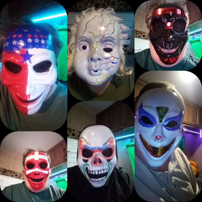 A few project masks I&#039;ve been working on for next year https://t.co/jU9iSGacSg