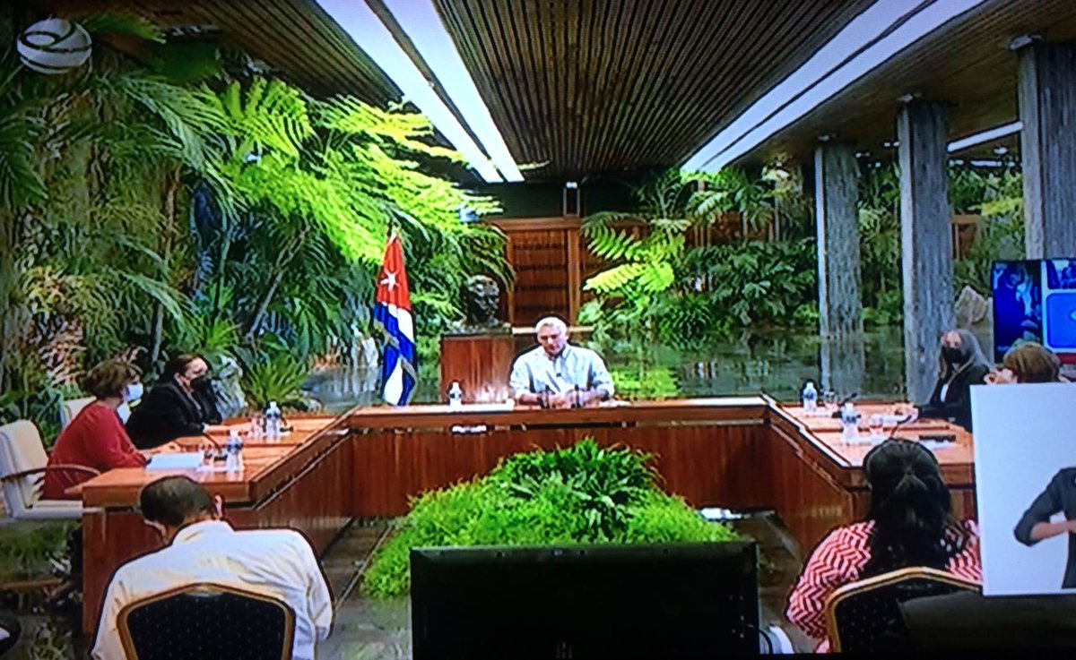 Radio_Guama's tweet photo. 🗣 @DiazCanelB: Una de las cosas más destacadas es la soberanía que nos dieron nuestras vacunas. Más del 70 % de la población cubana ya tiene el esquema completo 

#CubaVive #CubaViveYRenace https://t.co/nyKVE76Tbw