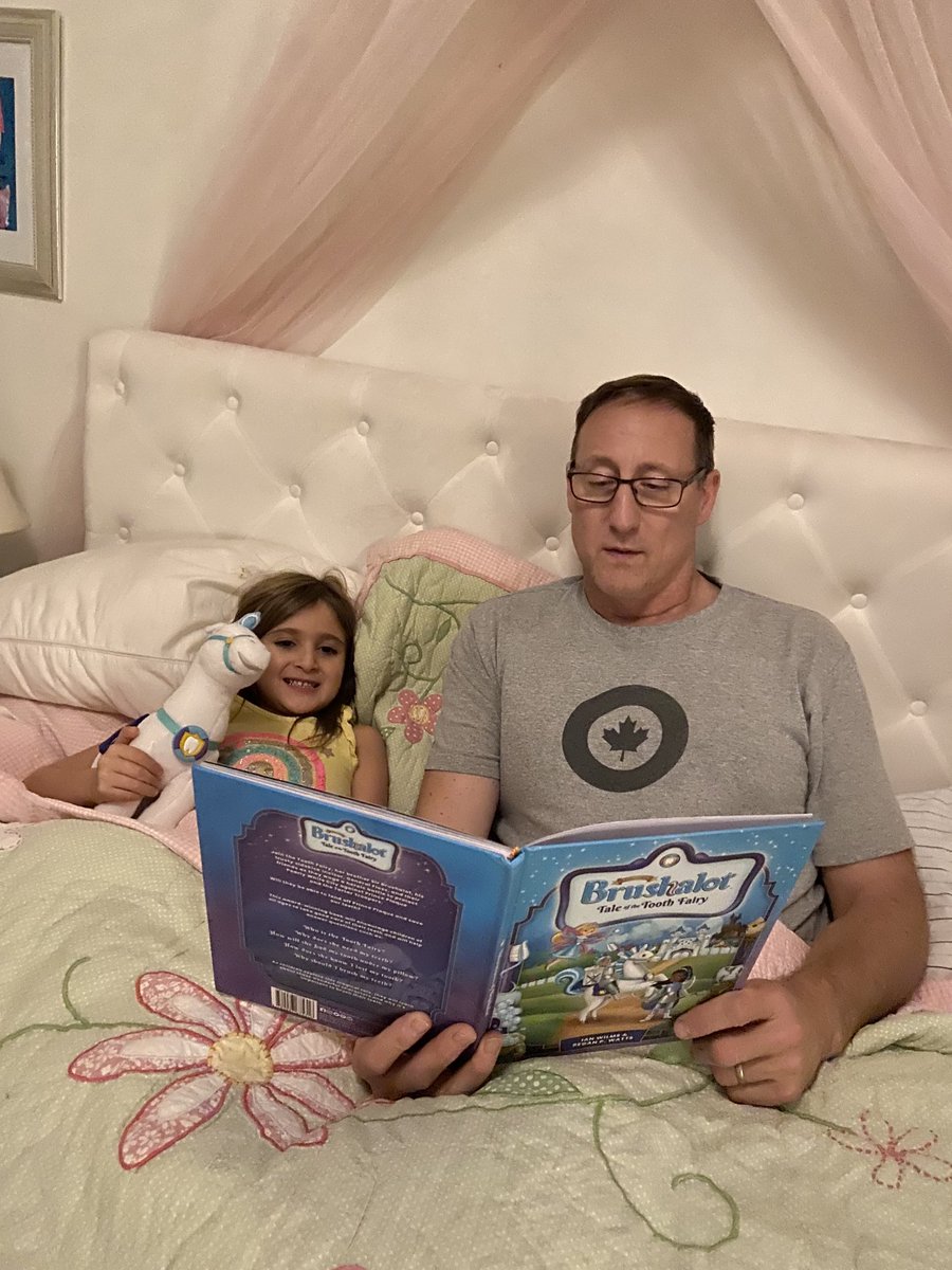 PeterMacKay's tweet photo. My daughter loves the tale of the tooth fairy”Brushalot”by Ian Wilms &amp; my friend Regan P. Watts. A fun bedtime story of Pearly White City protected from plaque &amp;tartar by a brave knight cast of characters. Great lessons for dental hygiene. Best of all it makes kids want to brush! https://t.co/WAp8r81b45