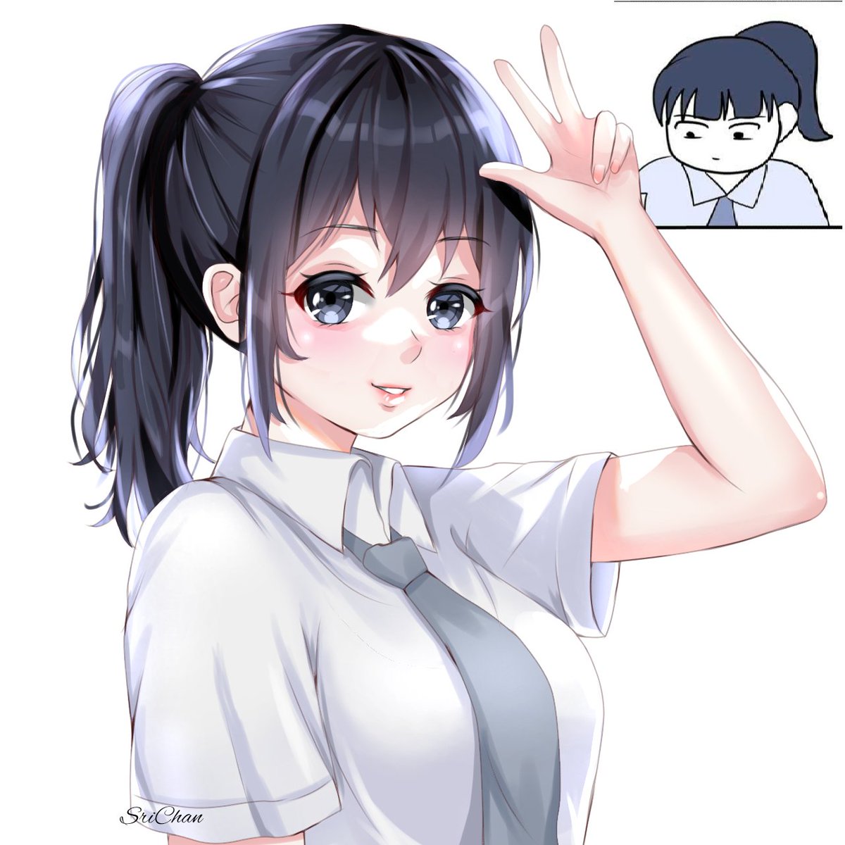 ryuutkshi02's tweet photo. Fanart Serena from Dasi Gantung💙

#art #artwork #digitalart #ibispaintX #fanart #dasigantung #serena #anime #artist https://t.co/tG5NZG1z38