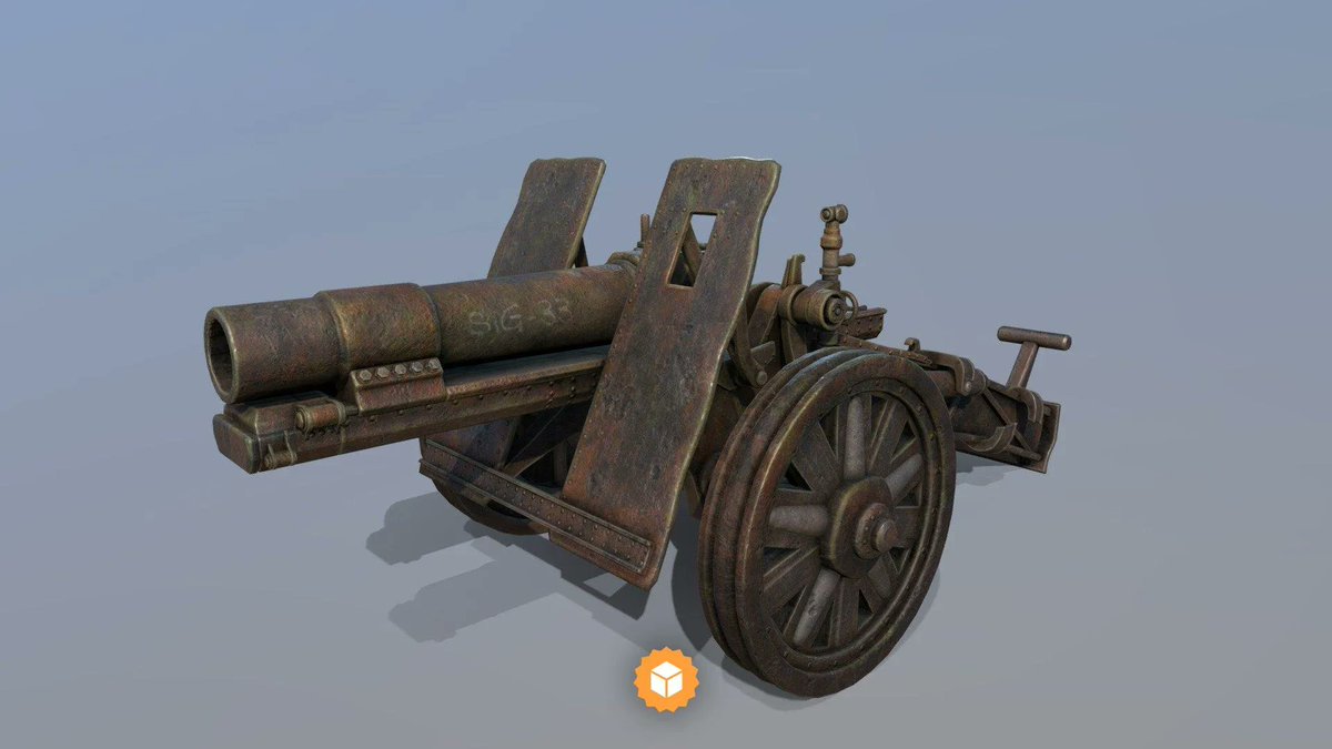 Sketchfab's tweet photo. New staff pick: German artillery 15cm SIG 33 by @BolisGuillaume. Check it out in #3D, #AR or #VR: https://t.co/dIc9kzHOaT

#3dsmax https://t.co/0AcKIlK2by