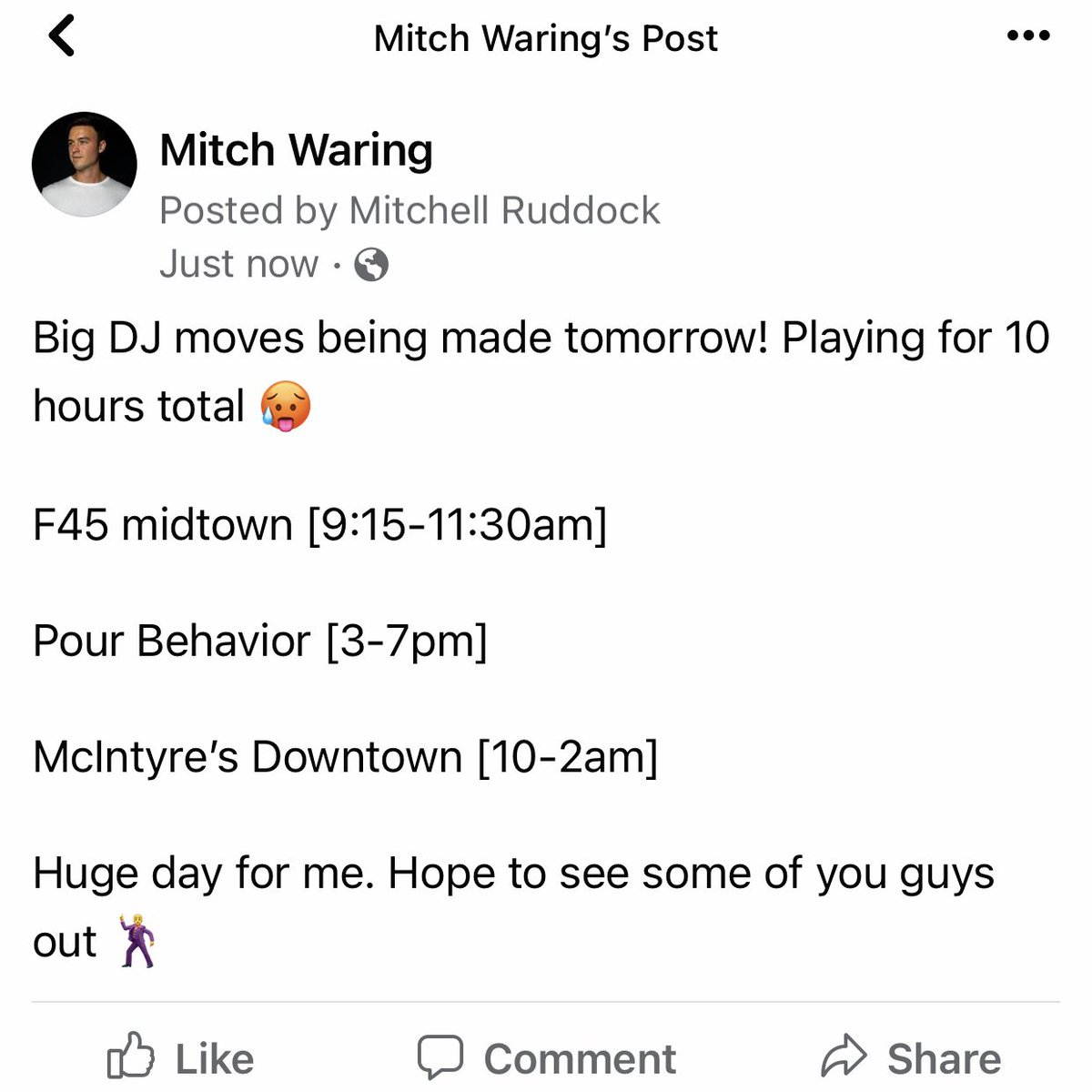 djmitchwaring's tweet photo. LET’S GO!! 🎉 🎶 https://t.co/KTZYplKW88