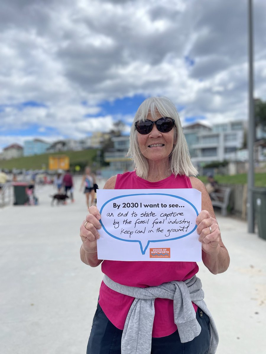 VoicesWentworth's tweet photo. @VoicesWentworth out and about today at #Bondi chatting to locals and finding out what voters care about. 

What do you want to see by #2030?

#DemocracyWalk #WentworthAsks #WentworthVotes #auspol https://t.co/115xXvxOrD