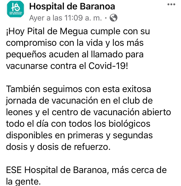 shicafo's tweet photo. Ya no hay vacunas ? Hoy fuimos por refuerzos y no había 🤷🏼‍♀️@davidapelaez @HospitalBaranoa https://t.co/KeFIEgAEgw
