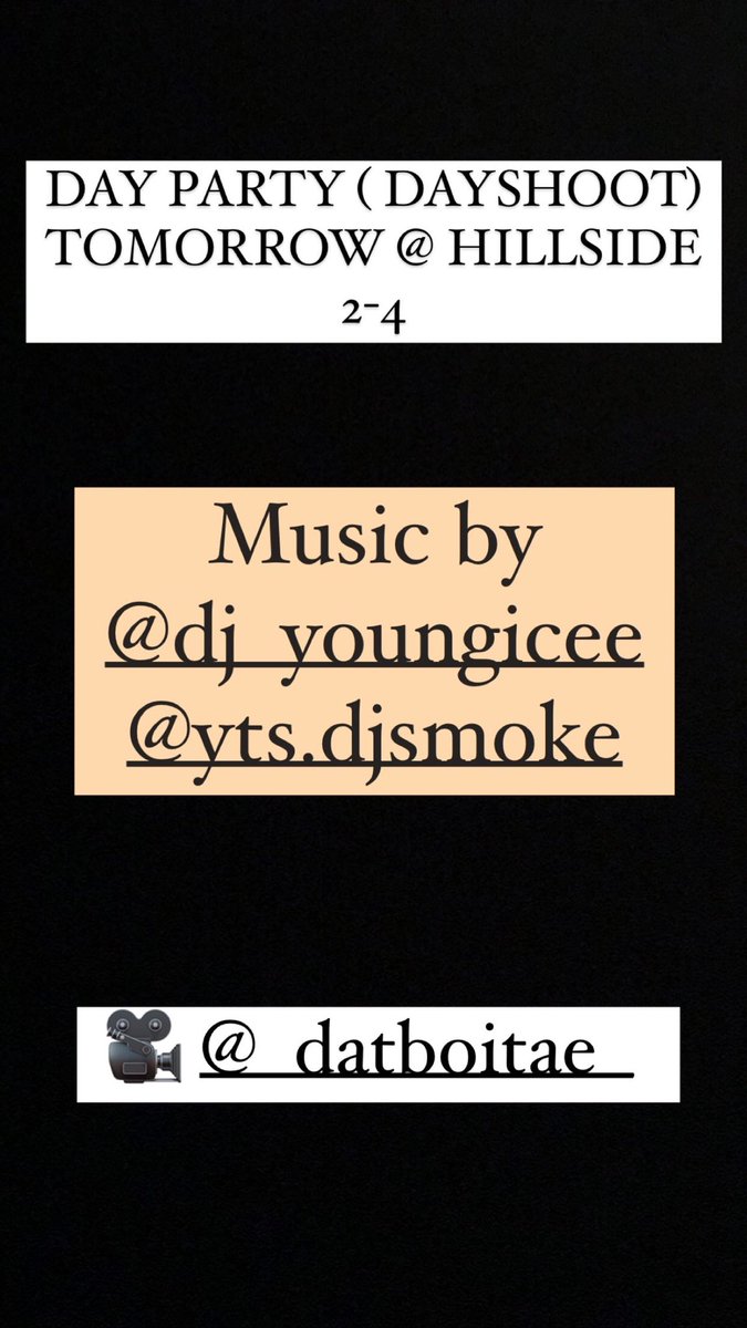 E_Mann_'s tweet photo. TOMORROW COME OUT WE AT HILLSIDE @ 2-4 ! https://t.co/1ycNxdZInv