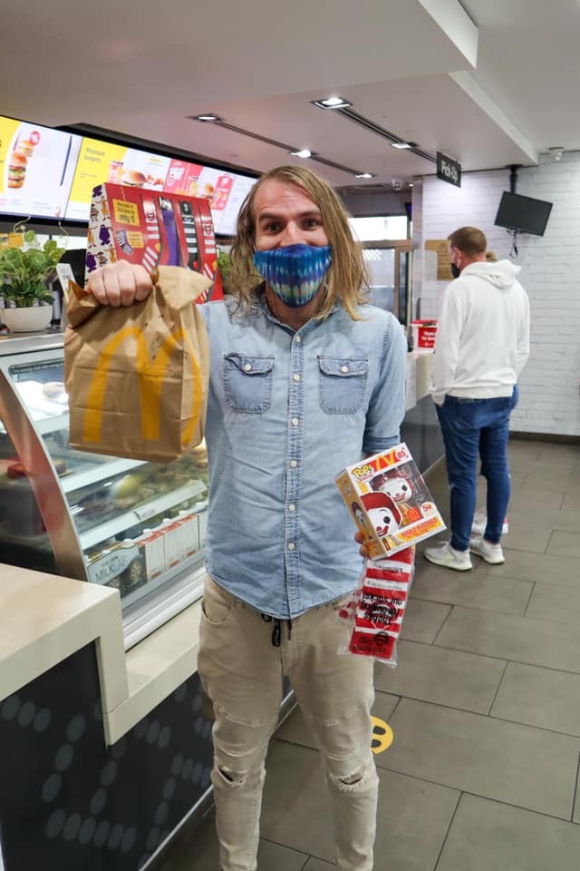 it’s McHappy Day!

Paddy donated to Ronald McDonald House Charity with a Big Mac and a fresh pair of socks!

You can too! Today with every Big Mac sold; two dollars goes direct to Ronald McDonald House Charities (RMHC) to help families with sick kids.