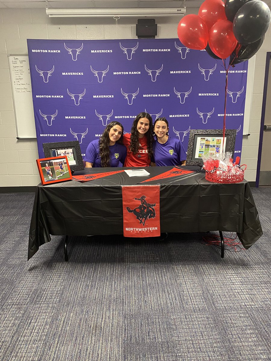 Tori03LR's tweet photo. It’s official… #RRR ❤️⚽️ @NWOSUSoccer https://t.co/Mer0ft2olE