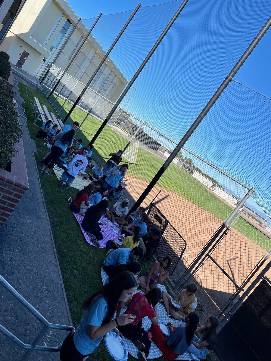 So much fun seeing some of the next generation of Link Leaders learn the ropes from some old pros at the Link Crew Leadership Development Event today at lunch. <a href="/PVPHSLinkCrew/">PVPHS Link Crew</a>
