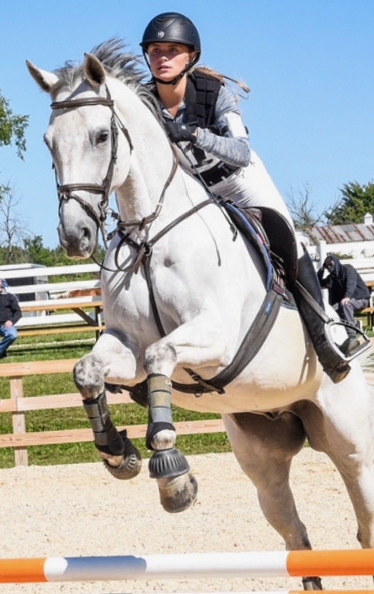 OSURILEYS's tweet photo. Congratulations to Layne and Gibson for finishing the 2021 OPHA Jumper season with a Bronze medal for points per show!!  4 years ago, our trainer Michelle introduced us to this fabulous  off the track thoroughbred. So thankful for Heather, Michelle, Julie and Ric! #silverlining https://t.co/FiJVSuKSZy