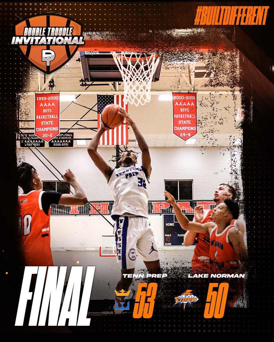 DT_Invitational's tweet photo. @tennprepacademy 53
@lakenormanhigh 50 https://t.co/kKKQZFso3n