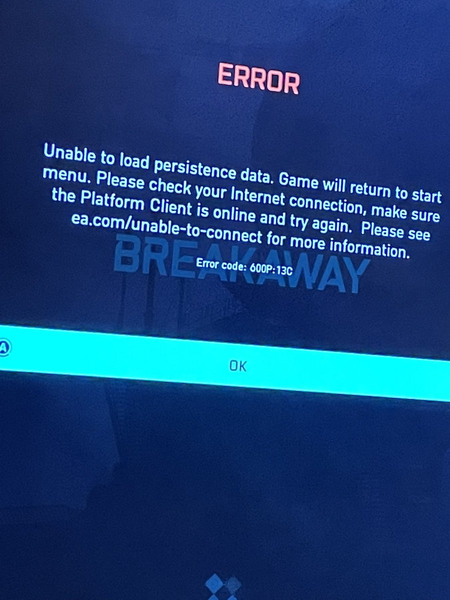 Dan984's tweet photo. @EAHelp Why can’t I refund EA Play Pro less than 12 hours from purchasing it due to BF2042 issues and the game generally being bad? No game chat, no scoreboard, bland and spent 85% of time bounced back to menu for the attached error. https://t.co/C6XcOM6qHj