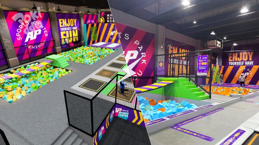 PokiddoPark's tweet photo. Pokiddo co-brand AP, we put great efforts in Park Positioning, Layout Plan, 3D design and Interior Design. After the construction finished, it's like 'dream' coming true when you look back at the designs. 
#pokiddo #APsports #trampolinepark #indooradventure #amusementpark https://t.co/vuE8fk0rhC