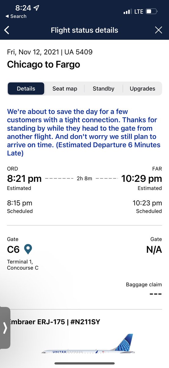 JosephHaj's tweet photo. @united Waiting on people even though the plane is full… https://t.co/9S7wb4Dnr3