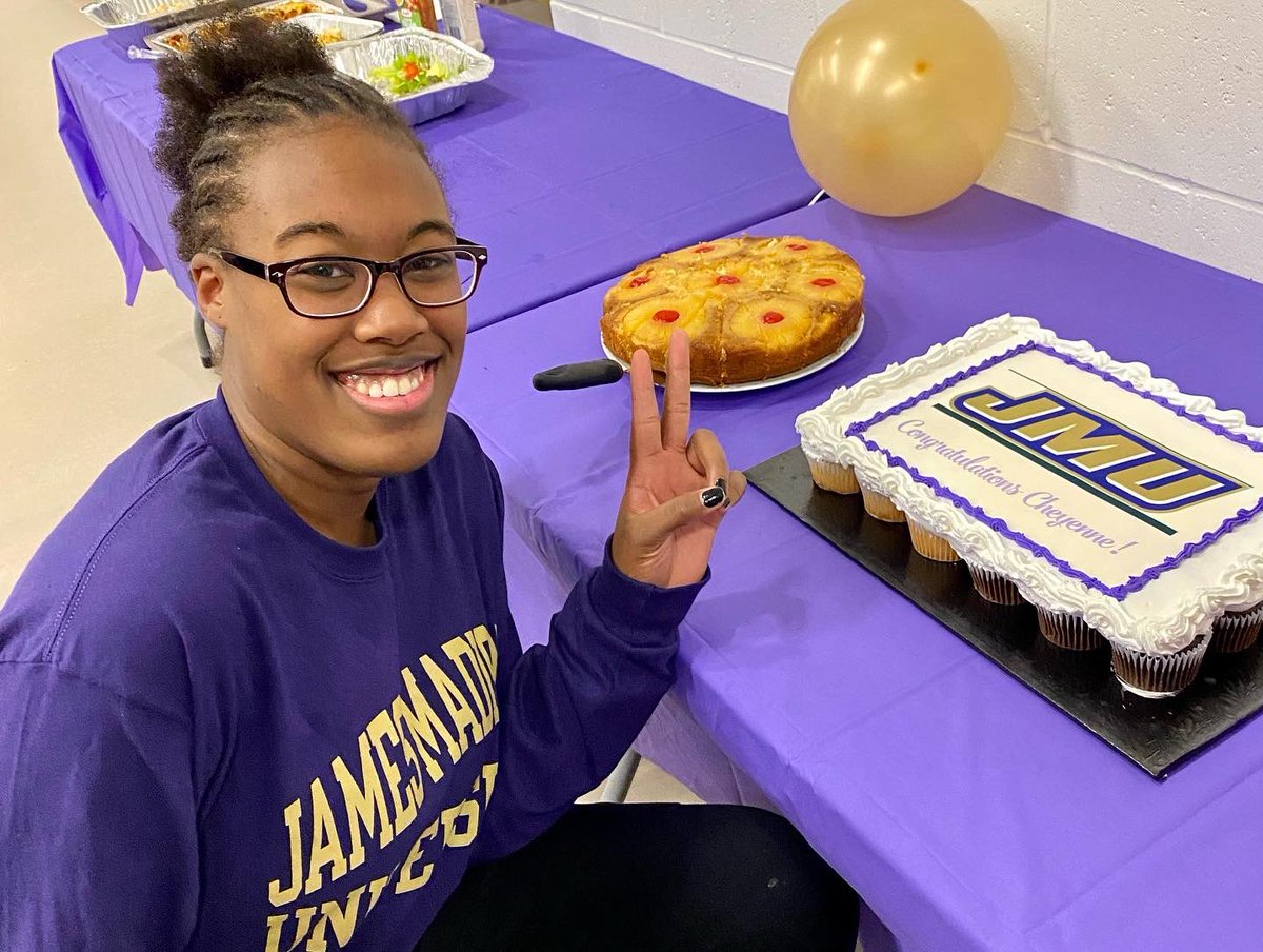 Congratulations to <a href="/CheyRowe12/">Cheyenne Rowe</a> on her commitment to <a href="/JMUWBasketball/">JMU Women's Basketball</a>. Wishing you all the best! #foreveracolt