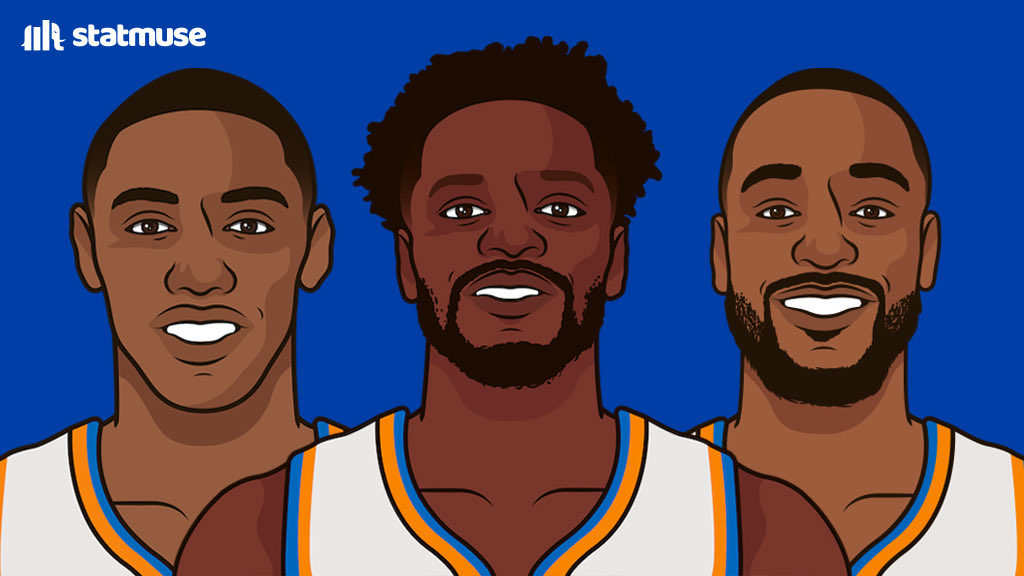 statmuse's tweet photo. The Knicks starting five (Kemba/Fournier/Barrett/Randle/Robinson) have played the most minutes this season.

They are -78 in those minutes, the worst by any 5-man lineup.

That lineup currently has the worst defensive rating in NBA history. https://t.co/28F8DAZGjC
