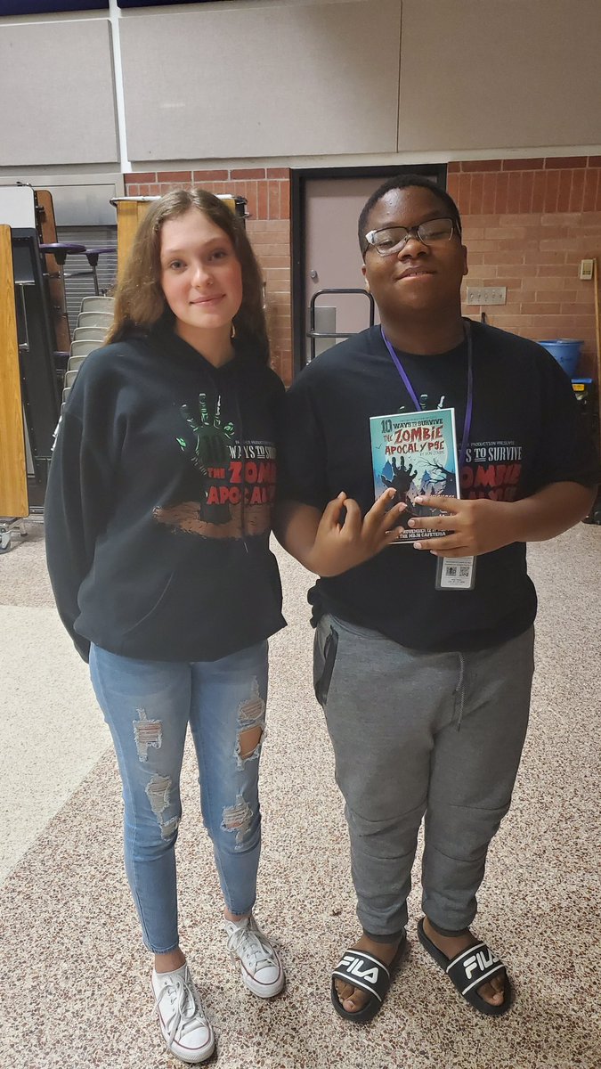 The cast and crew of <a href="/MDJH_Panthers/">McDonald Junior High School</a> first theatre production put together an AMAZING show!!!! Proud teacher of zombie #2 and program publicity 😊