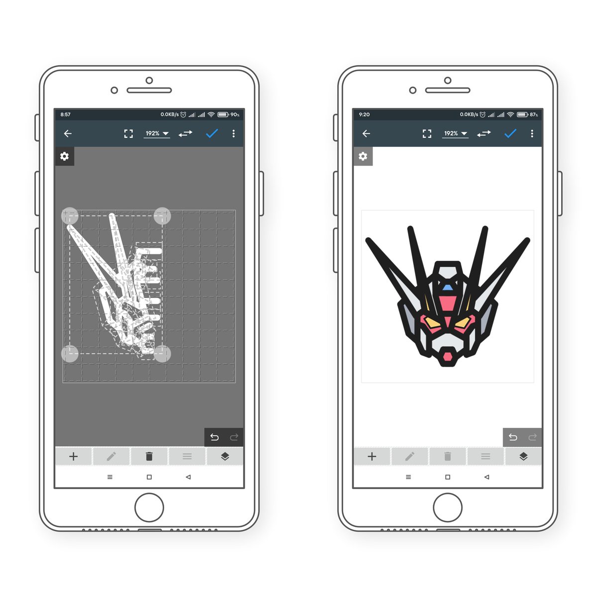rekjezt's tweet photo. Heeemmm...
Gundam? 🤔
#icon #icons #icondesign #gundam #logo #android #ios #PhotoEditor #amateurdesign #lowskill https://t.co/XN2F3sjouB