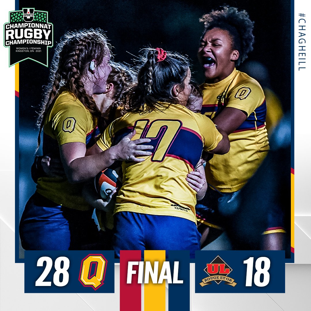 queensgaels's tweet photo. W 🏉 | GAELS ARE GOING TO THE @USPORTSca GOLD MEDAL GAME!

LAV: 18
QUE: 28

#ChaGheill | #herecomesqueensu https://t.co/pkDA9jkWtl