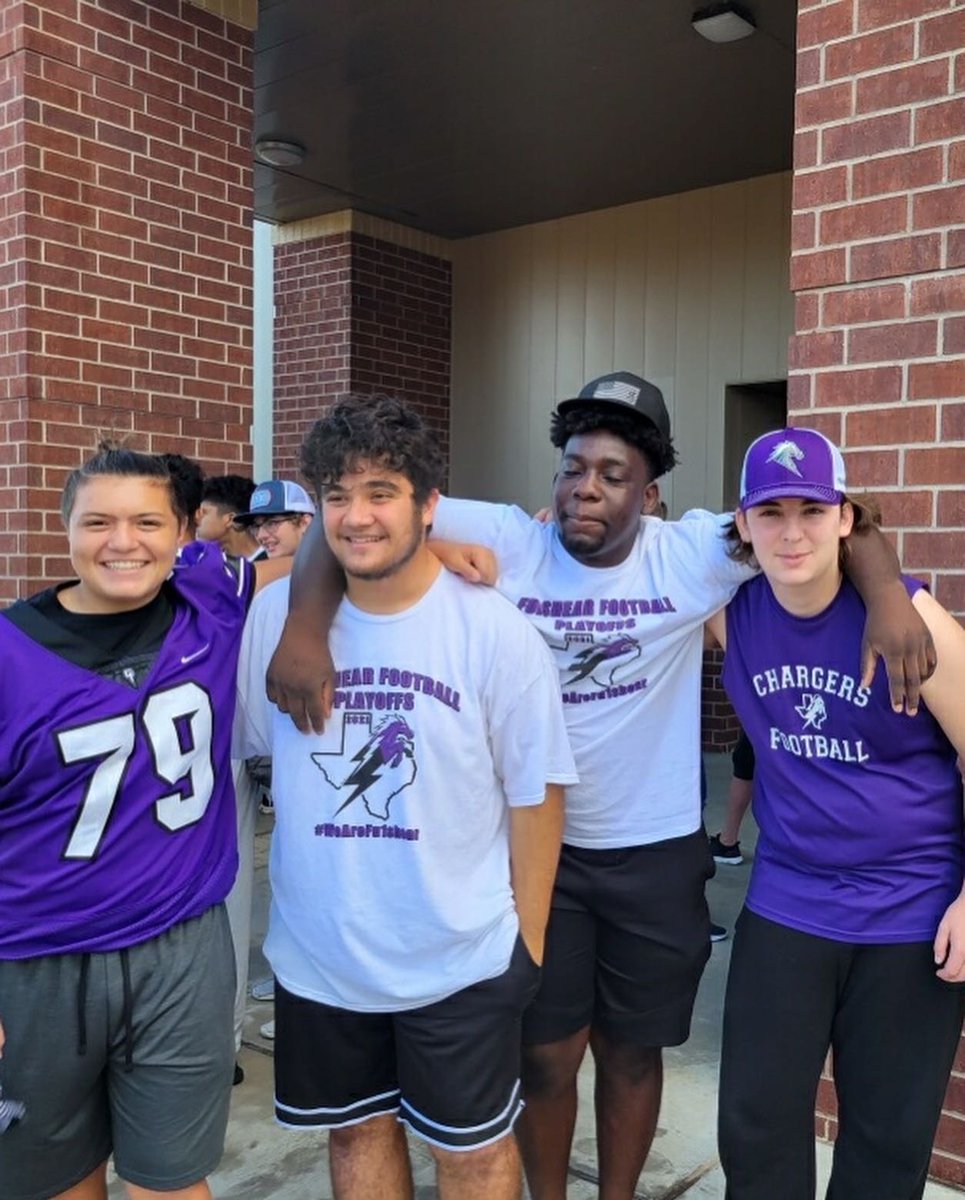 ashcernosek's tweet photo. This kid finished his football season with a playoff game in Texarkana, found out he was accepted into A&amp;M and UT, and a total shock to find out so early- got accepted into the A&amp;M College of Engineering. We can’t wait to see how he changes the world. 💜💜 https://t.co/xWu05Gtdn7