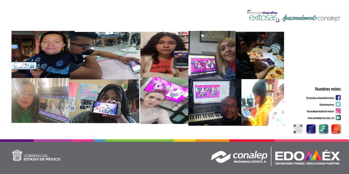 ConalepNezaII's tweet photo. Con gran entusiasmo la comunidad escolar presente de forma virtual, en el recorrido y clausura de #ExpoTalento2021, el cual tiene como finalidad impulsan proyectos nuestros estudiantes de #conalepmex #DespegandoIdeas
@Conalep_Edomex
#ApasionadamenteCONALEP https://t.co/24GfpjFkVH