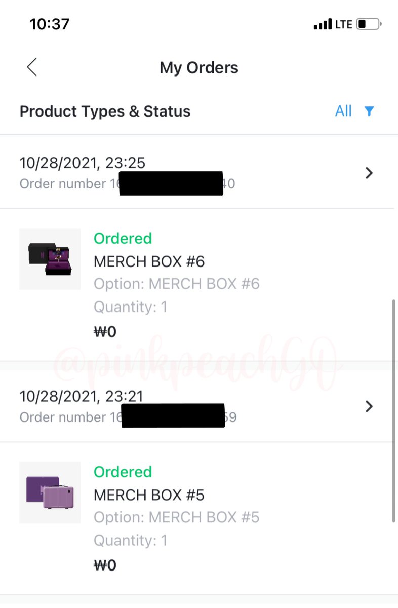 PinkpeachGO's tweet photo. #PPeachUpdates - submitted both merch box 3 and 4 to our k-warehouse! ππ while merch box 5&6 are still on ordered status π£ thank u for waiting patiently everyone π https://t.co/bReCDn3Ib3