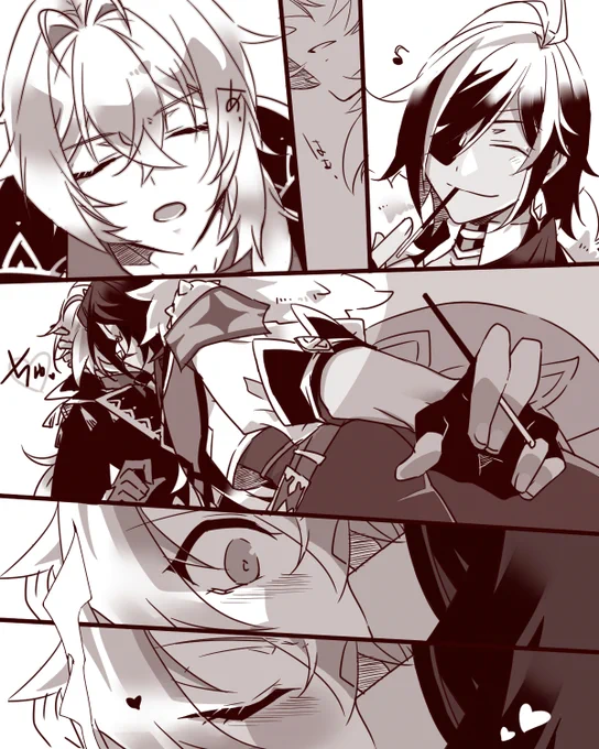 ❄️🔥💕
#ガイディル #Kaeluc 