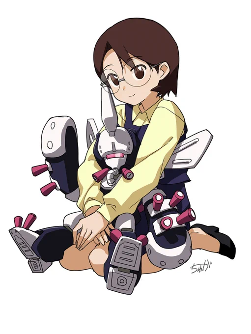 カラスミさんとベルゼルガの過去絵。 