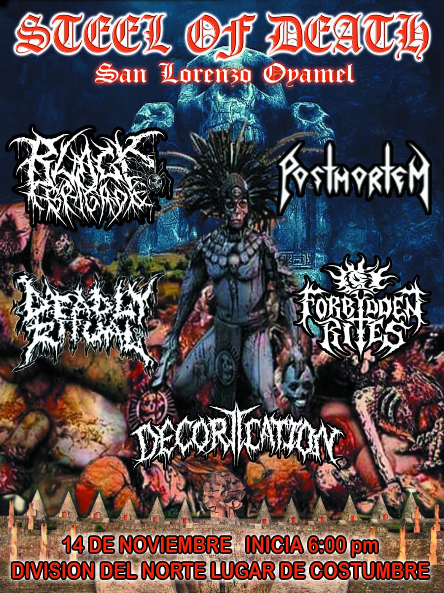 Forbidden_Rites's tweet photo. Nos vemos el domingo!!! #forbiddenrites #live #gig #metalmexicano https://t.co/5NEigokatC