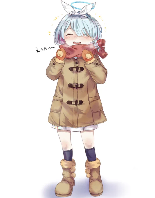 もこもこアロナちゃん⛄️ #ブルアカ 