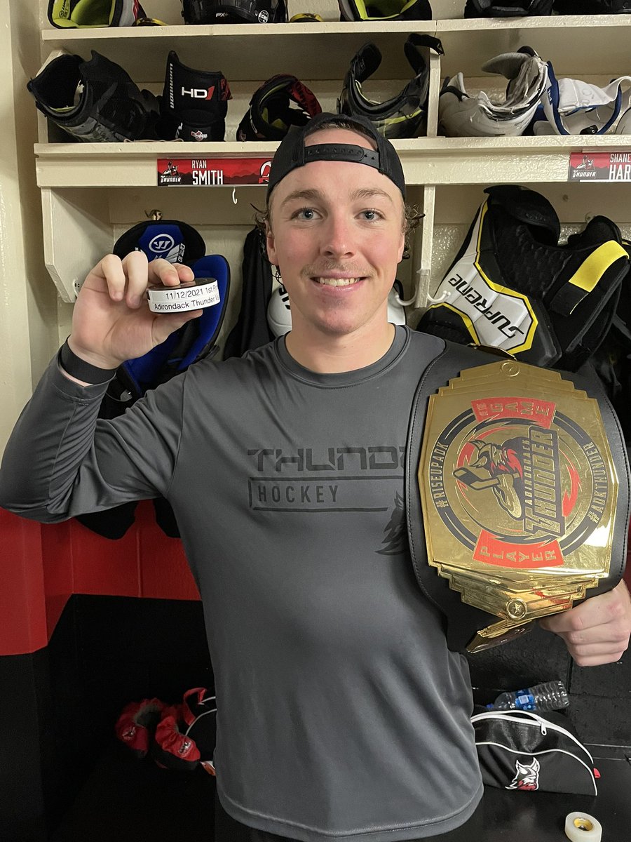 Tonight’s <a href="/TrophySmack/">TrophySmack</a> Player of the Game is Ryan Smith! 

Ryan’s goal tonight was not only the game winner, but his first professional goal!