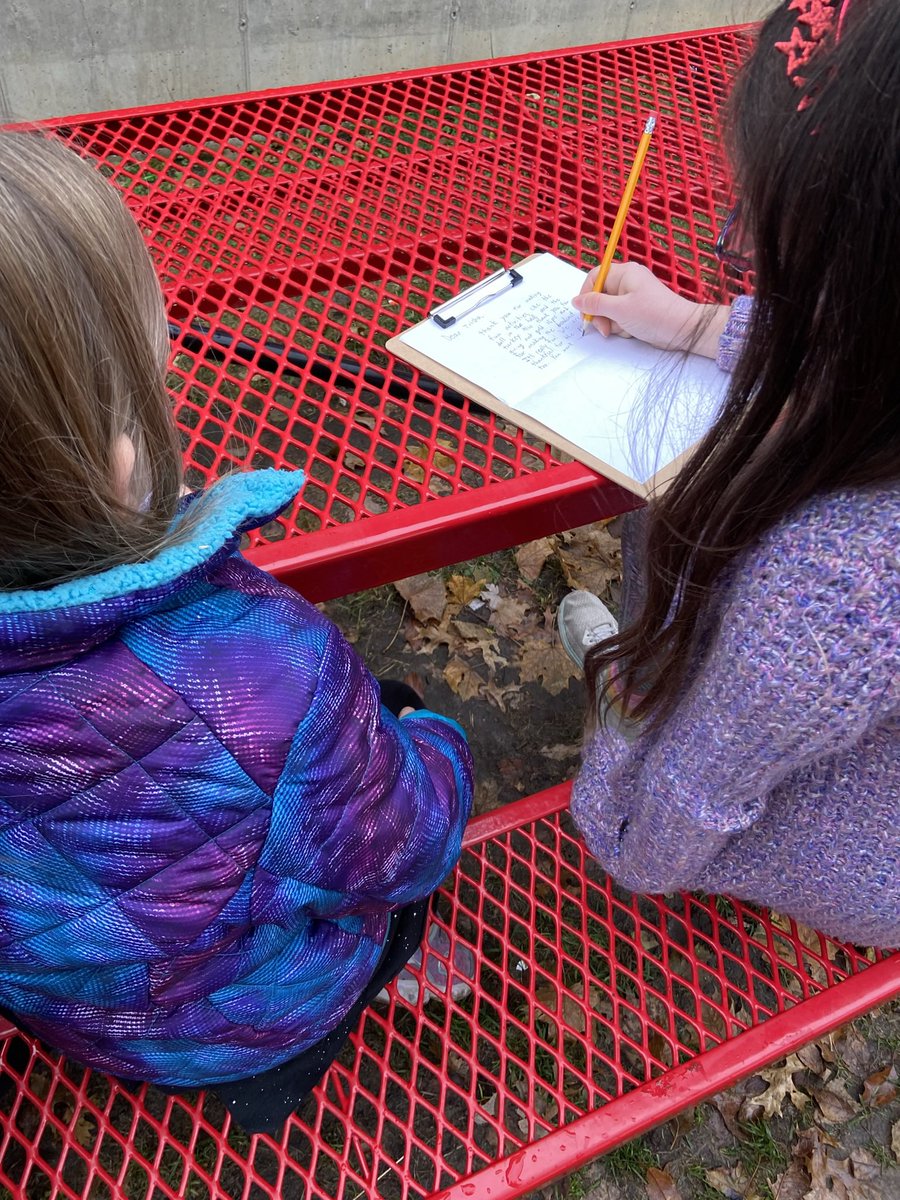 Appreciation and gratitude from our 5th/1st grade buddies to the amazing staff members that support students daily❤️ #buddytime #outdoorlearning <a href="/LincolnK8School/">Lincoln K-8 District-Wide School</a> <a href="/lincolnk8sonju/">Jim Sonju</a>