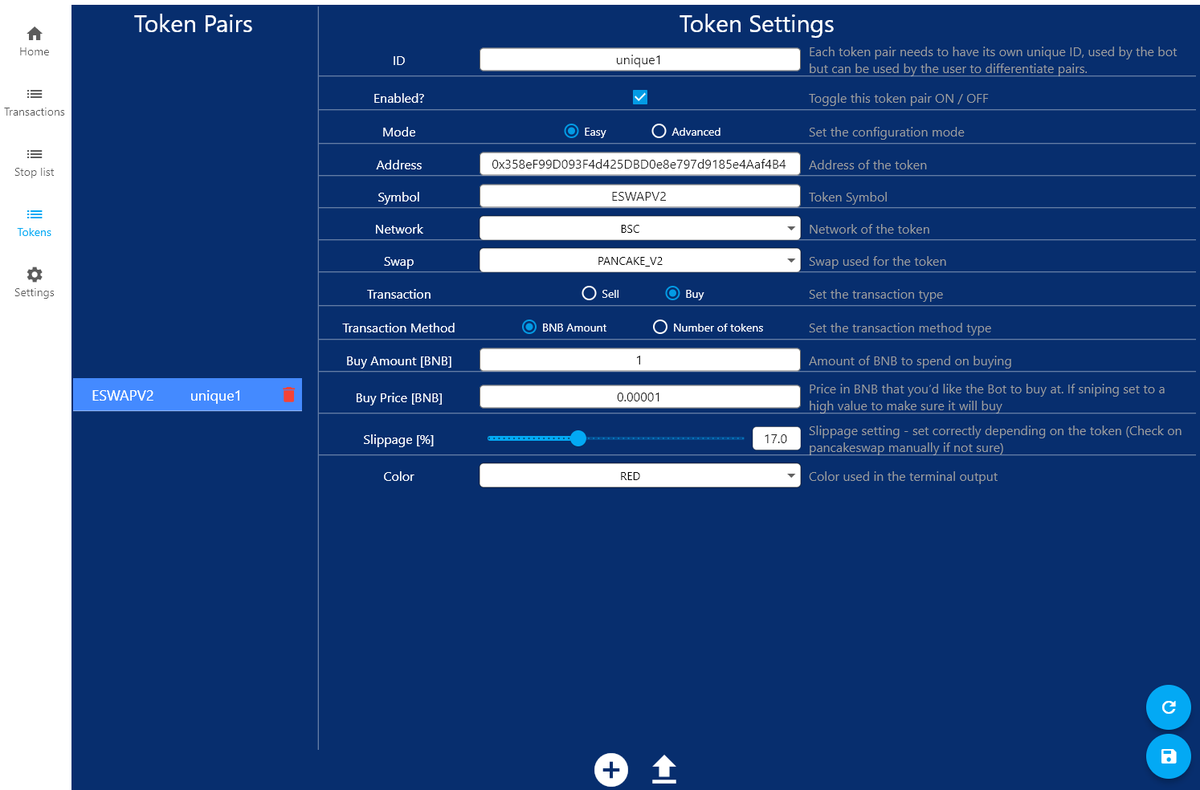 e_swapping's tweet photo. New Release v0.5.1 aka Easy Mode
https://t.co/xX59BDG1BP
* Eases the use of the bot
* Single transaction operation - Token will be set disabled when a transaction completes
* Automatic calculation of gas limit and gas (also in advanced mode)
#AVAX #BSC #cryptotrading https://t.co/m9P4xTnHLd