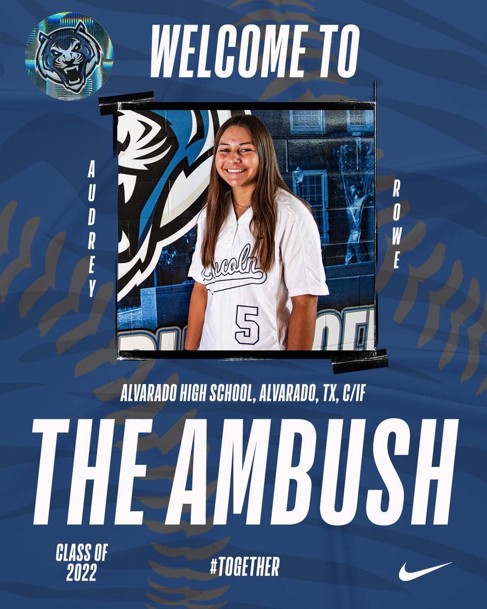 LUMO_Softball's tweet photo. Signed 📝

Welcome to the Ambush, Audrey! 💙🐯 https://t.co/adBGdNzY3N