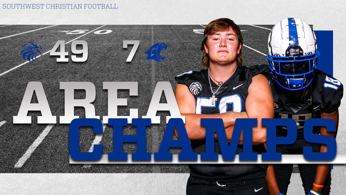 scs_athletics's tweet photo. 🦅🏈 EAGLES WIN 🏈🦅
Varsity Football defeats the Grace Community Cougars to be named Area Champs! 

#GoEagles 
#SCSFootball https://t.co/4Xixz4m5vz