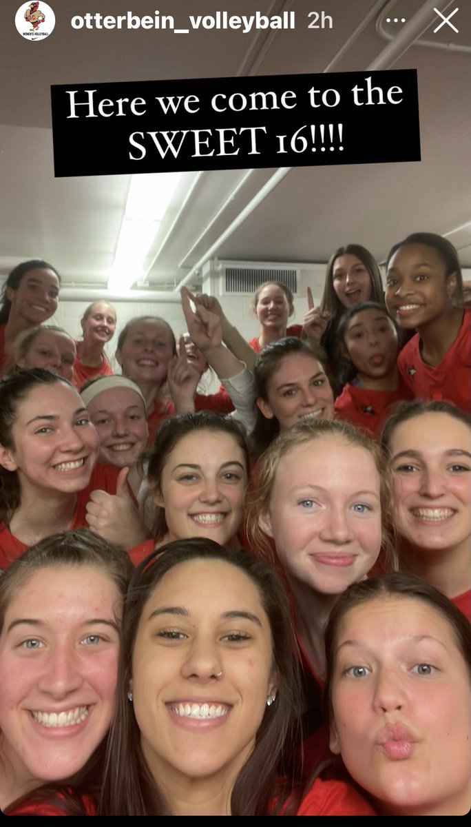No words needed! Those are the sweet 16 Lady Cards! <a href="/OtterbeinVB/">Otterbein Volleyball</a> <a href="/KennedyHoffman2/">kennedy hoffman</a> let’s go ! 7:00 pm Saturday !