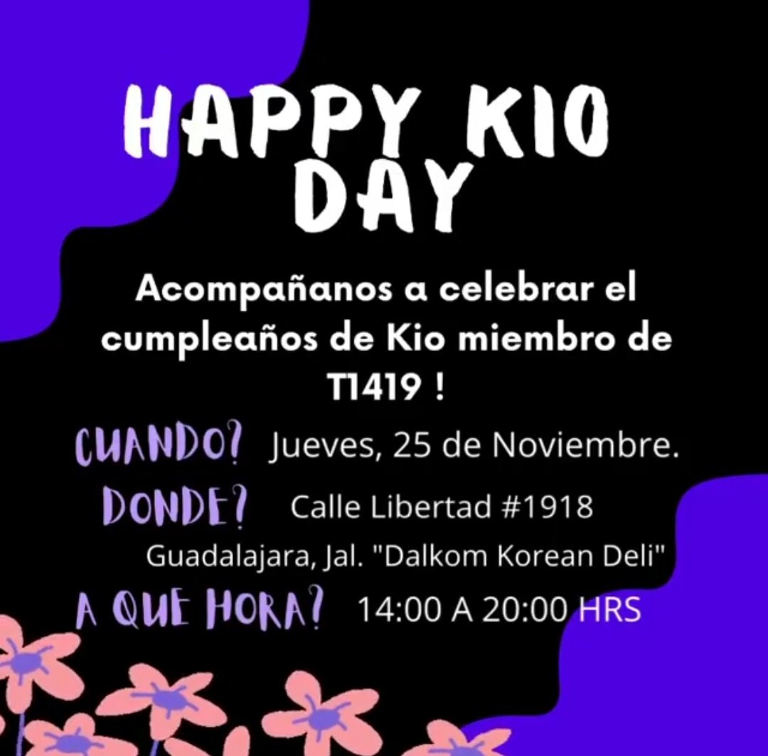 Jeon_zul's tweet photo. 🦊 Happy Kio Day 🦊

📋 Cafe Event 

🗓️ 2021.11.25

📌 2:00 pm - 8:00 pm

📍 Calle Libertad 1918 Dalkom Corean Deli Guadalajara

— Estamos haciendo una colaboración con @MagicShopStore4 &amp; @dalkom_korean_deli_gdl  💗 https://t.co/C7qvWJtr7R