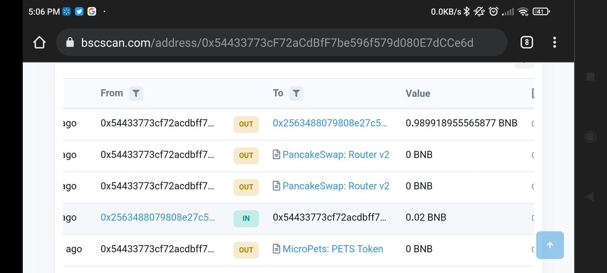 UCB_Gaming's tweet photo. Well crypto trading was doing well until I had my account wiped by this address
0x2563488079808e27c54d6bfc59e9093eca84dfda
Not going to lie this one stung a bit
#cryptotrading #cryptohacked #Bitcoin #BNB #MicroPets #simptoken https://t.co/9MbT9UrGsF