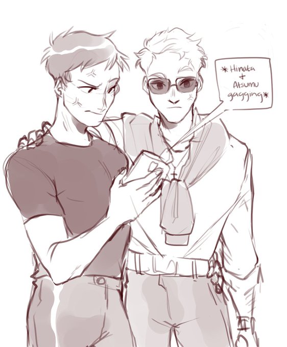Anyways, meet Kageyama's Catholic White Italian Boyfriend, Claude
Token "waterboy" of Kageyama's team, and somehow the one who managed to land their star setter out of all of them

#atsukagehina sorta. Its funny. its fine 