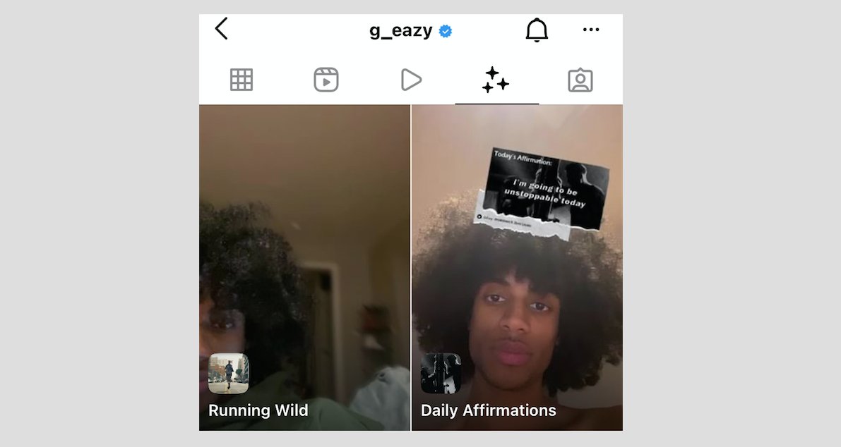 Check out the <a href="/instagram/">Instagram</a> filters we made for <a href="/G_Eazy/">G-Eazy</a> and <a href="/ddlovato/">Demi Lovato</a> in support for G's new album "These Things Happen Too" ✨

"Daily Affirmations Filter": rb.gy/7vfap0
"Running Wild Filter": rb.gy/imqen8