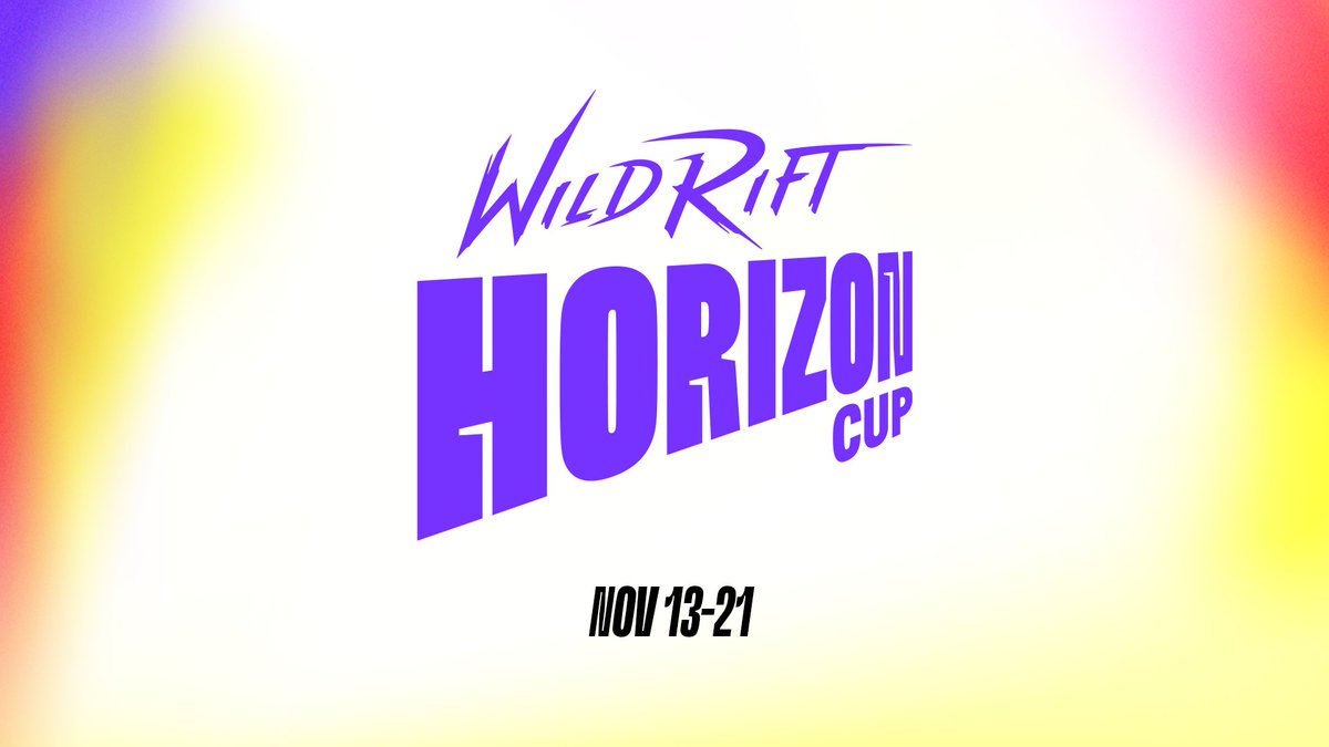 WREsportsJP's tweet photo. 【Horizon Cup DAY1】

⏰日本時間11月13日(土)19:00~
📅スケジュール
https://t.co/oMLS8qRDll
▶︎YouTube https://t.co/QCUkGYBZKd
▶︎Twitch https://t.co/BxqEUUCVyU

いよいよ開幕🔥
グループステージでどんな戦いが繰り広げられるのか、お見逃しなく👀⚡️

#ワイルドリフト
#WildRiftHorizonCup https://t.co/7kgle6ngEn