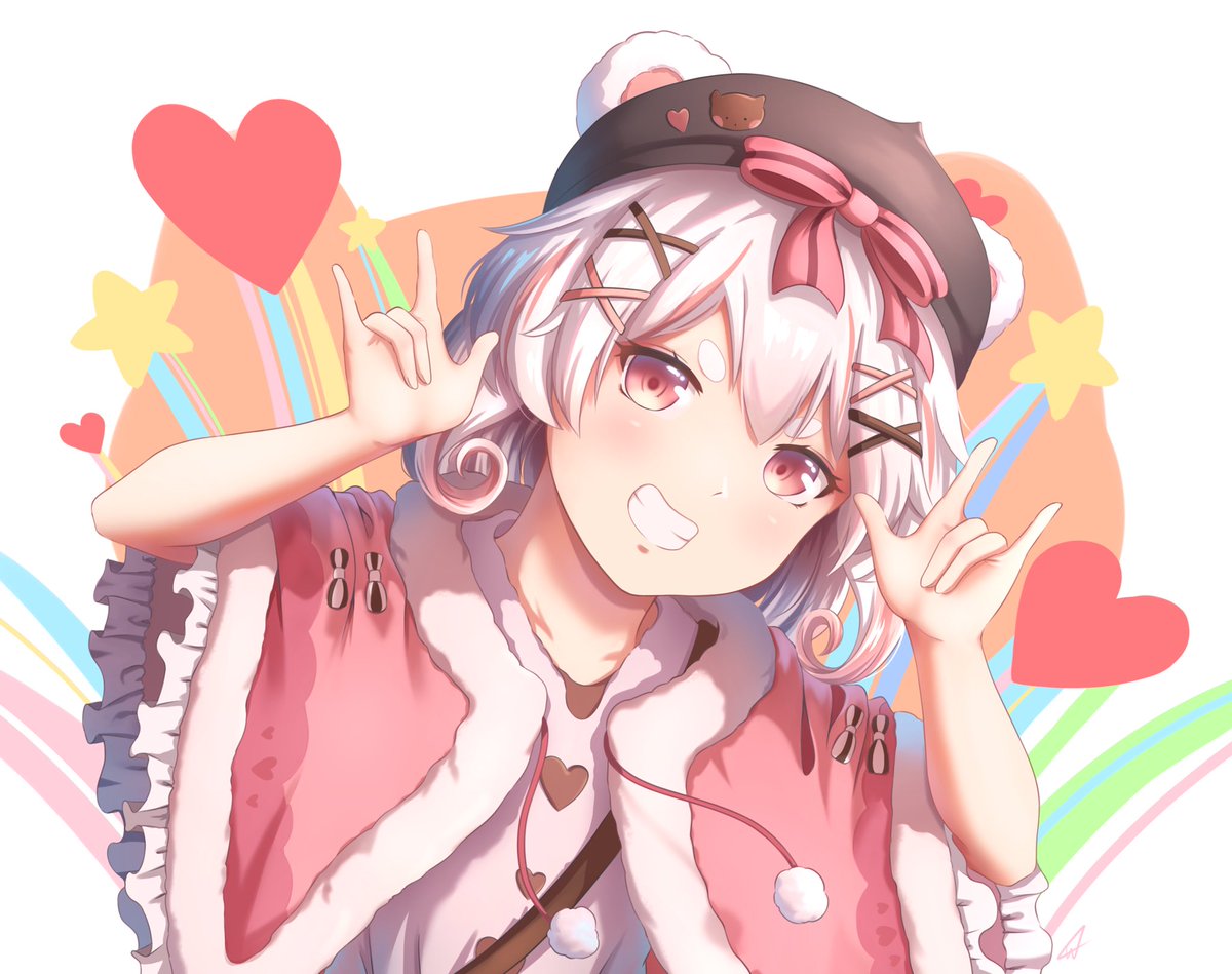 ursachama's tweet photo. nico nico nii!!! π€π»π€ #polARTis https://t.co/e6jeQSmsAZ