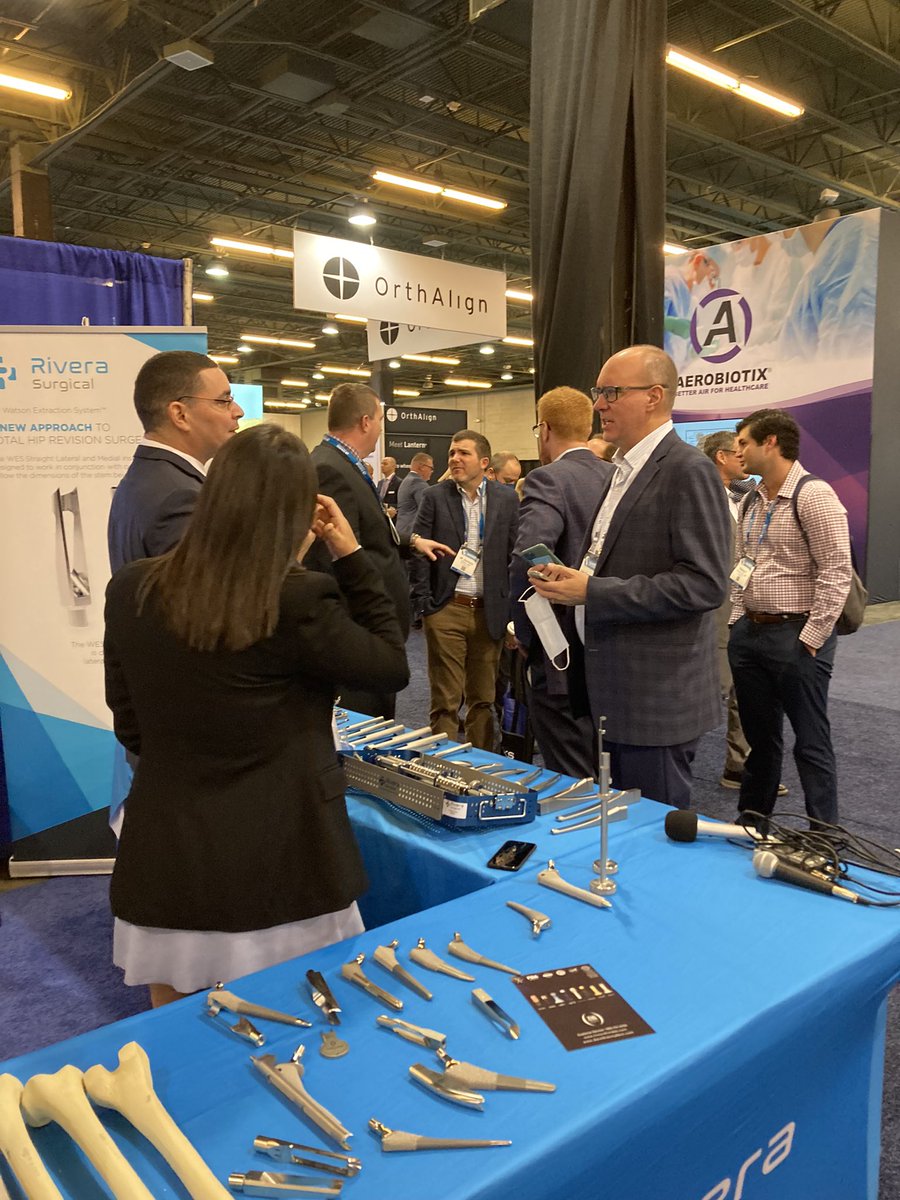 Great first day at <a href="/AAHKS/">AAHKS</a> honored to have <a href="/DeviceNation/">Device Nation</a> and <a href="/ChrisGraysonMD1/">ChrisGraysonMD</a> holding court!!  Stop by booth 262 to see our new line of instruments coming online soon!!  #orthotwitter