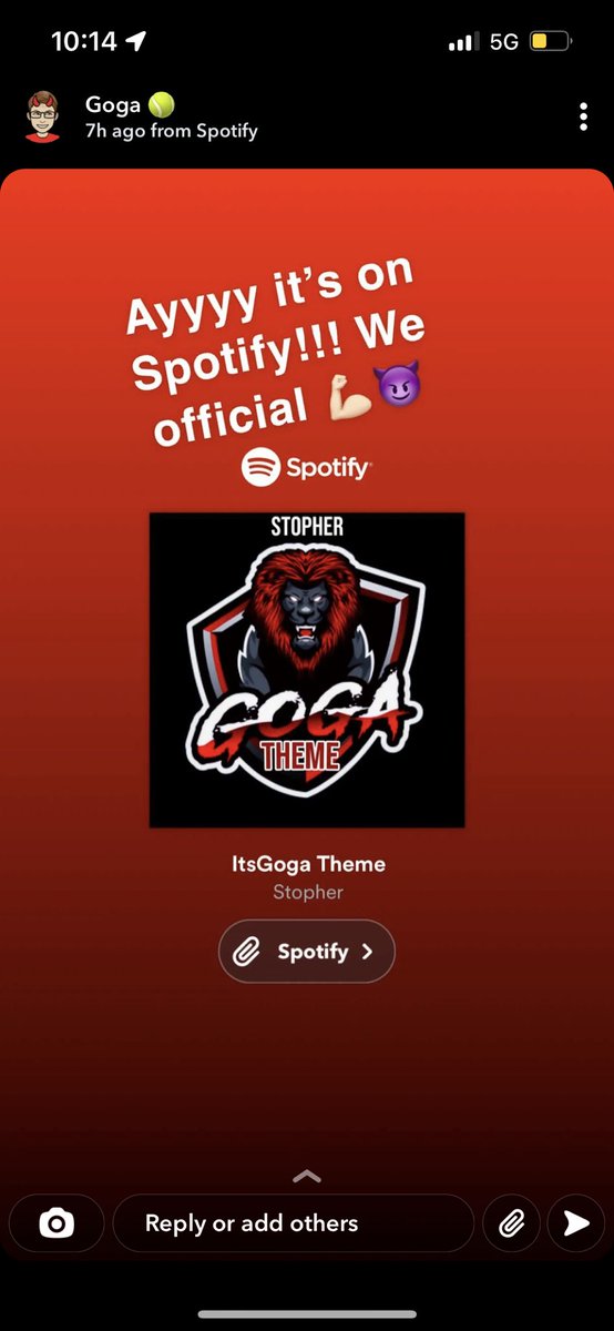 sierrahesketh's tweet photo. Go vibe to the best mutha fucking theme song on Spotify by the best streamer 💯. @goran_jazic https://t.co/EBnpWOkh2o