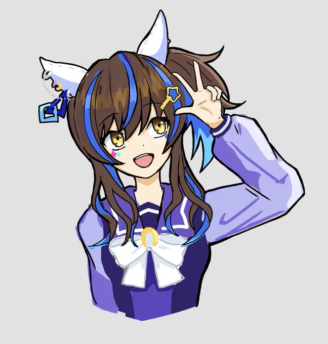 落書きヘリオス   #ダイタクヘリオス#ウマ娘 