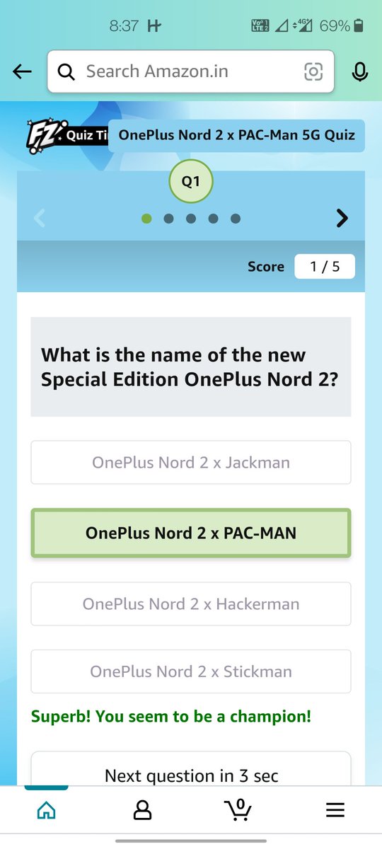 lali6332's tweet photo. @amazonIN  @OnePlus_IN 
#AmazonMobileInsider #oneplusnord2pac_man https://t.co/CKXxceTOeZ
