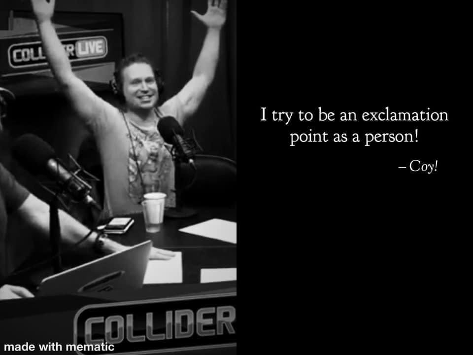 CoyJandreau's tweet photo. Two years ago someone quoted me from a #ColliderLive rant.

This gets truer every day. https://t.co/2iKAr3wjVM
