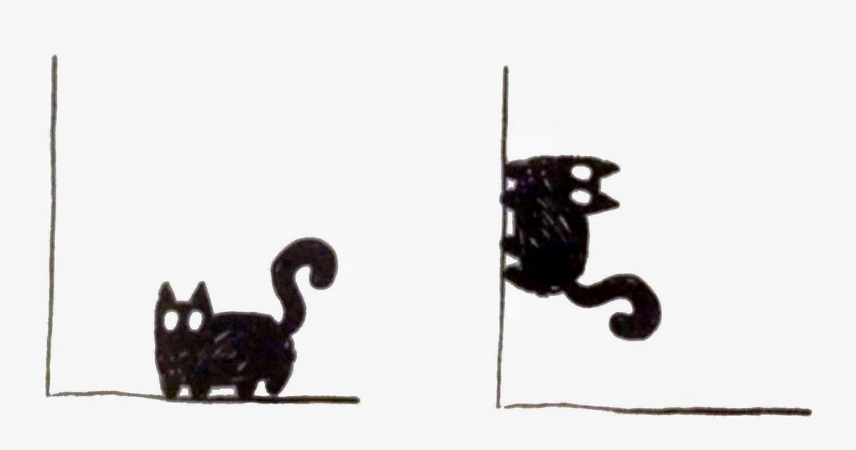 BMscribbles's tweet photo. So I've grown up with dogs my whole life and lately been paying a lot more attention to how cats are as pets

I'm been fixated on how cats just....do this https://t.co/mLiG44koPH
