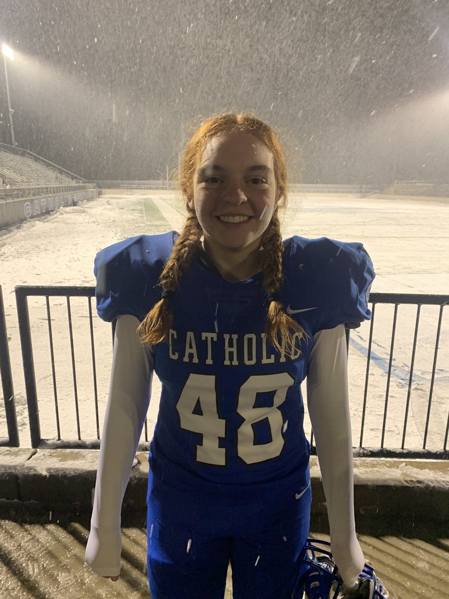 Class of 2022 - Regional Champs in the SNOW! 🎉🏈🏆 #itsagreatdaytobeacougar