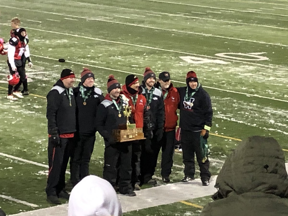 Provincial Champions. What an amazing season. So proud to be a member of this coaching staff and team. #WeyburnEagles