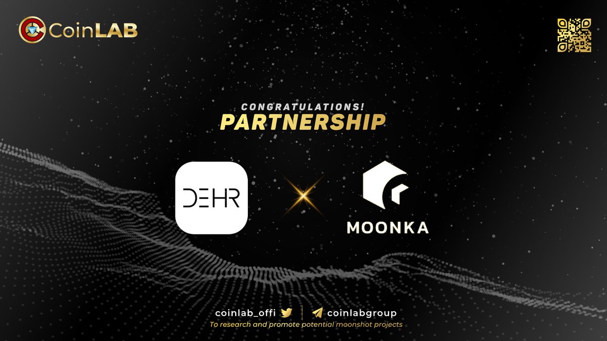 daisy_binance's tweet photo. ✨NEW PARTNERSHIP ANNOUNCEMENT! 

#DeHR is glad to announce their Partnership with #Moonka - A real estate coding platform by #blockchain technology

This newly formed alliance will open new doors for growth and development together.

👉Details: https://t.co/dHlrtvOBbG

#CoinLAB https://t.co/EGhsQohVpg